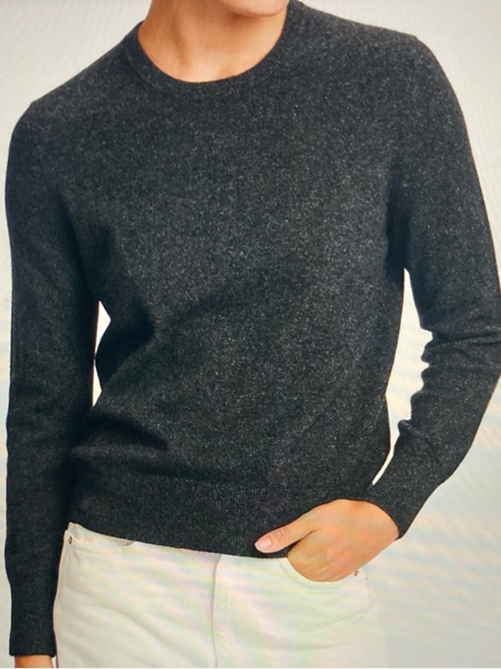 NWT NAADAM 100% Cashmere The Original Crewneck Sweater XL S658